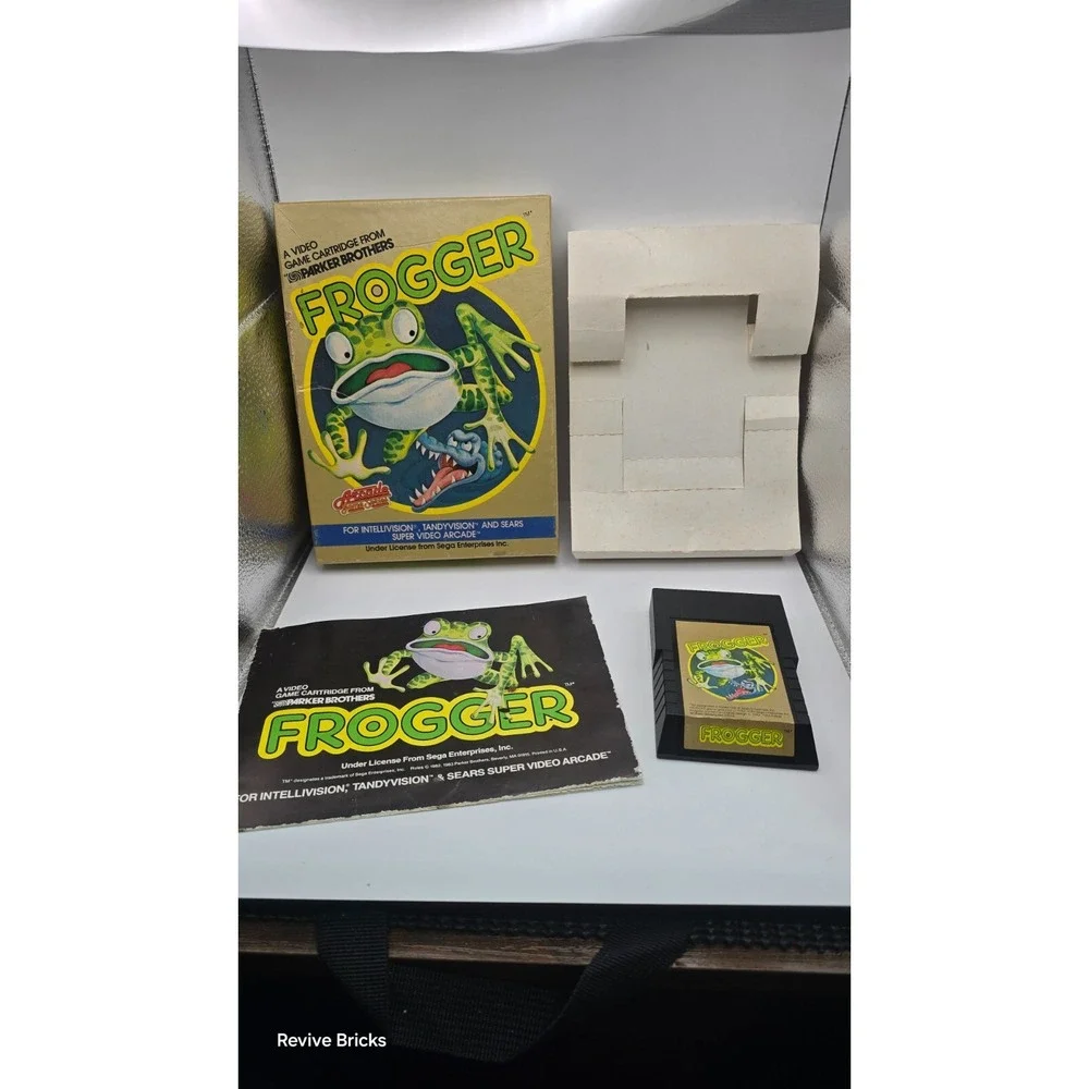 Frogger (Intellivision, 1983) CIB Complete Tested and Working‎ Great Condition